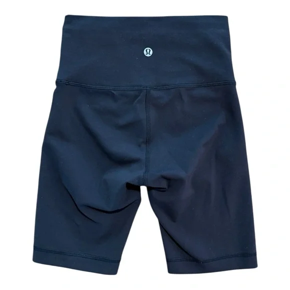 LULULEMON Wunder Train High Rise Short 8 inch Black size 2 Bike Shorts - Picture 6 of 6